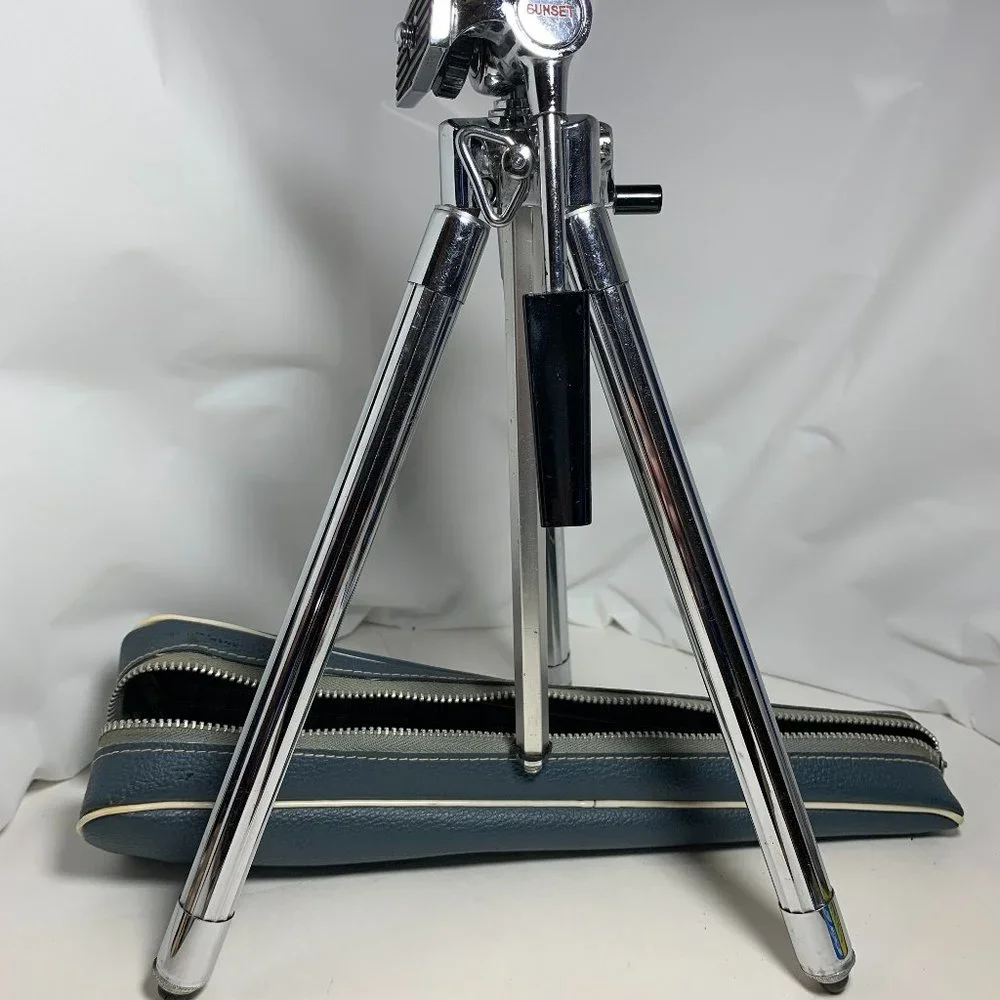 Vintage Sunset Portable Pocket Tripod With Belt Loop & Storage Carry Case. (739)